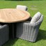 Sunnii Carmel 4 Seat Round Outdoor Garden Furniture SetAlternative Image4