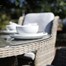 Supremo Florence 6 Seat Oval Outdoor Garden Furniture Dining Set Alternative Image