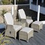 Supremo Florence Dual Recliner Outdoor Garden Furniture Set Alternative Image