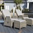 Supremo Florence Dual Recliner Outdoor Garden Furniture Set Alternative Image