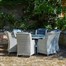 Supremo Lazia 6 Seat Round Outdoor Garden Furniture Dining Set Alternative Image