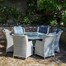Supremo Lazia 6 Seat Round Outdoor Garden Furniture Dining Set Alternative Image