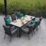 Supremo Mannington 8 Seat Rectangular Outdoor Garden Furniture Dining SetAlternative Image1