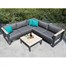 Supremo Mannington Mini Modular Outdoor Garden Furniture Set with Coffee Table Alternative Image