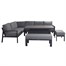 Supremo Melbury Dark Grey L Shape Corner Modular Outdoor Garden Furniture SetAlternative Image1