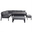 Supremo Melbury Dark Grey L Shape Corner Modular Outdoor Garden Furniture SetAlternative Image2