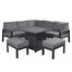 Supremo Melbury Mini Outdoor Garden Furniture Modular Set - Dark Grey (847946)Alternative Image1