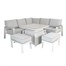 Supremo Melbury Mini Modular Square Outdoor Garden Furniture Set with Adjustable Table - Salted Grey (X28.783.16.11.08)Alternative Image1