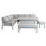 Supremo Melbury Salted Grey L Shape Corner Modular Outdoor Garden Furniture SetAlternative Image1