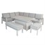 Supremo Melbury Salted Grey L Shape Corner Modular Outdoor Garden Furniture SetAlternative Image2