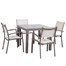Supremo Milan 4 Seat Square Outdoor Garden Furniture Set Alternative Image