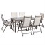 Supremo Milan 6 Seat Reclining Rectangular Outdoor Garden Furniture Set Alternative Image