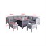 Supremo Mirfield Mini Modular Outdoor Garden Furniture Set with Firepit Table (X29.780.04.11.05) Alternative Image