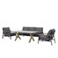 Supremo Polperro Lounge Dining Outdoor Garden Furniture SetAlternative Image1