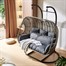 Supremo Triple Hanging Outdoor Garden Furniture Egg Chair - Black/Flint (Grey) (C50.045.11.15.0)Alternative Image1