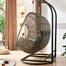 Supremo Triple Hanging Outdoor Garden Furniture Egg Chair - Black/Flint (Grey) (C50.045.11.15.0)Alternative Image6