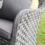 Supremo Winchester Storm Grey 4 Seat Round Outdoor Garden Furniture Dining SetAlternative Image2