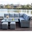 Supremo Winchester Corner Modular Outdoor Garden Furniture With Adjustable TableAlternative Image2