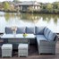 Supremo Winchester Corner Modular Outdoor Garden Furniture With Adjustable TableAlternative Image3