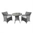 Supremo Winchester Storm Grey Outdoor Garden Furniture Bistro SetAlternative Image1