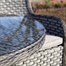Supremo Winchester Storm Grey Outdoor Garden Furniture Bistro SetAlternative Image2