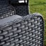 Supremo Winchester Storm Grey Outdoor Garden Furniture Bistro SetAlternative Image3