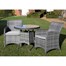 Supremo Winchester Storm Grey Outdoor Garden Furniture Bistro SetAlternative Image4