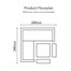 Supremo Winchester Stone Mini Modular Corner Outdoor Garden Furniture SetAlternative Image1