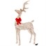 Three Kings 95cm Gold Glitter Twist Light Up Christmas Reindeer Decoration (2506030)Alternative Image1