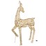 Three Kings 230cm Gold Twist Light Up Christmas Stag Decoration (2506080)Alternative Image1