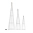 Three Kings 640 LED's Light Up Tree Cone Christmas Decoration - Multi-coloured (2532069) Alternative Image