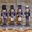 Three Kings Nutcracker Navy & Silver Christmas Decoration Large - Drummer (2538060) Alternative Image