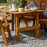 Tom Chambers Hetton Rectangular Wooden Outdoor Dining Set With 4 Chairs (FSC) (GP077)Alternative Image2