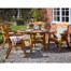 Tom Chambers Hetton Round Wooden Outdoor Dining Set With 4 Chairs (FSC) (GP076)Alternative Image3