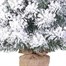 Tree Classics 30cm (1ft) Flocked Burlap Artificial Table Christmas Tree (12-69-BLPS) Alternative Image