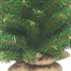 Tree Classics 30cm (1ft) Pre Lit Burlap Artificial Table Christmas Tree (12-69-BLPLM) Alternative Image