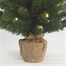 Tree Classics 60cm (2ft) Pre Lit Burlap Artificial Table Christmas Tree (24-72-BLPLM) Alternative Image