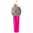Vondels Barbie Microphone 13cm Glass Christmas Ornament (6260999125014) Alternative Image