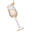 Vondels Champagne Glass Classic 11.5 cm Glass Christmas Ornament (6260900110016) Alternative Image