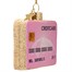 Vondels Credit Card Mrs Shopaholic 7cm Glass Christmas Ornament (4250327070071) Alternative Image