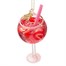 Vondels Gin Tonic Pink 11.5 cm Glass Christmas Ornament (6260999105016) Alternative Image