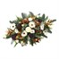 White and Gold Long and Low Christmas Floral Arrangement 2ftAlternative Image2