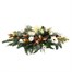White and Gold Long and Low Christmas Floral Arrangement 2ftAlternative Image3