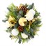 White and Gold Memorial Christmas Floral Posy Arrangement Alternative Image