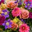 Willow and Wine Autumn Floral Hand Tied Bouquet Alternative Image