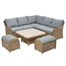 Woodlodge Antigua Barley and Ash Mini Corner Outdoor Garden Furniture Set ()Alternative Image1