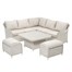Woodlodge Antigua Pearl and Oatmeal Mini Corner Outdoor Garden Furniture Set (C-24-B-002)Alternative Image1