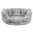 Zoon Grey Plaid S Oval Dog Bed (8002124)Alternative Image3