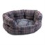 Zoon Plaid Oval Dog BedAlternative Image1
