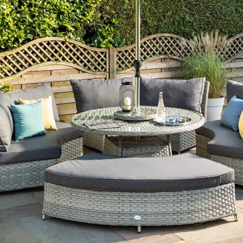 Hartman Heritage Tuscan Grand Round Casual Outdoor Garden ...